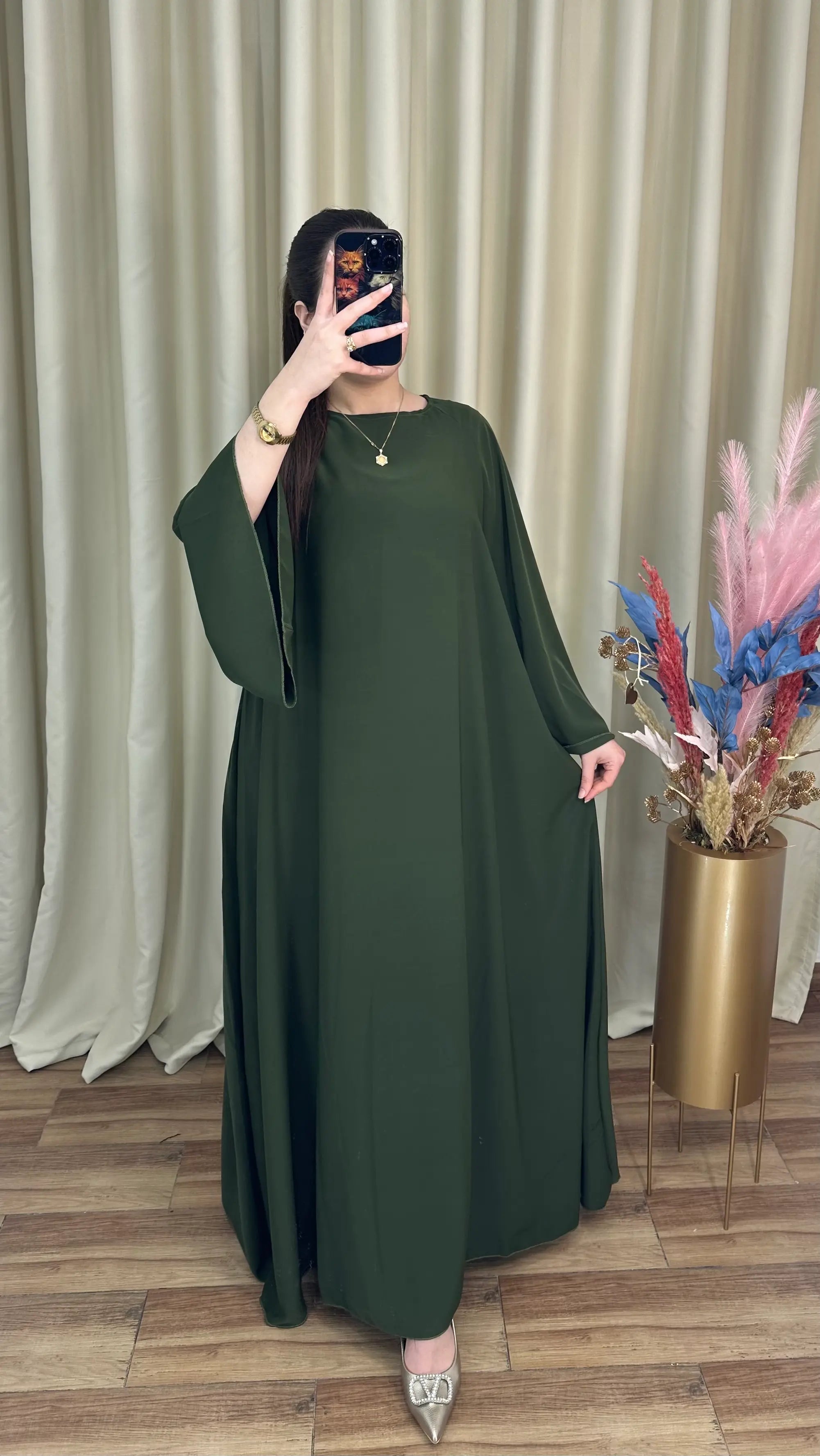 عباية كريب كلوش