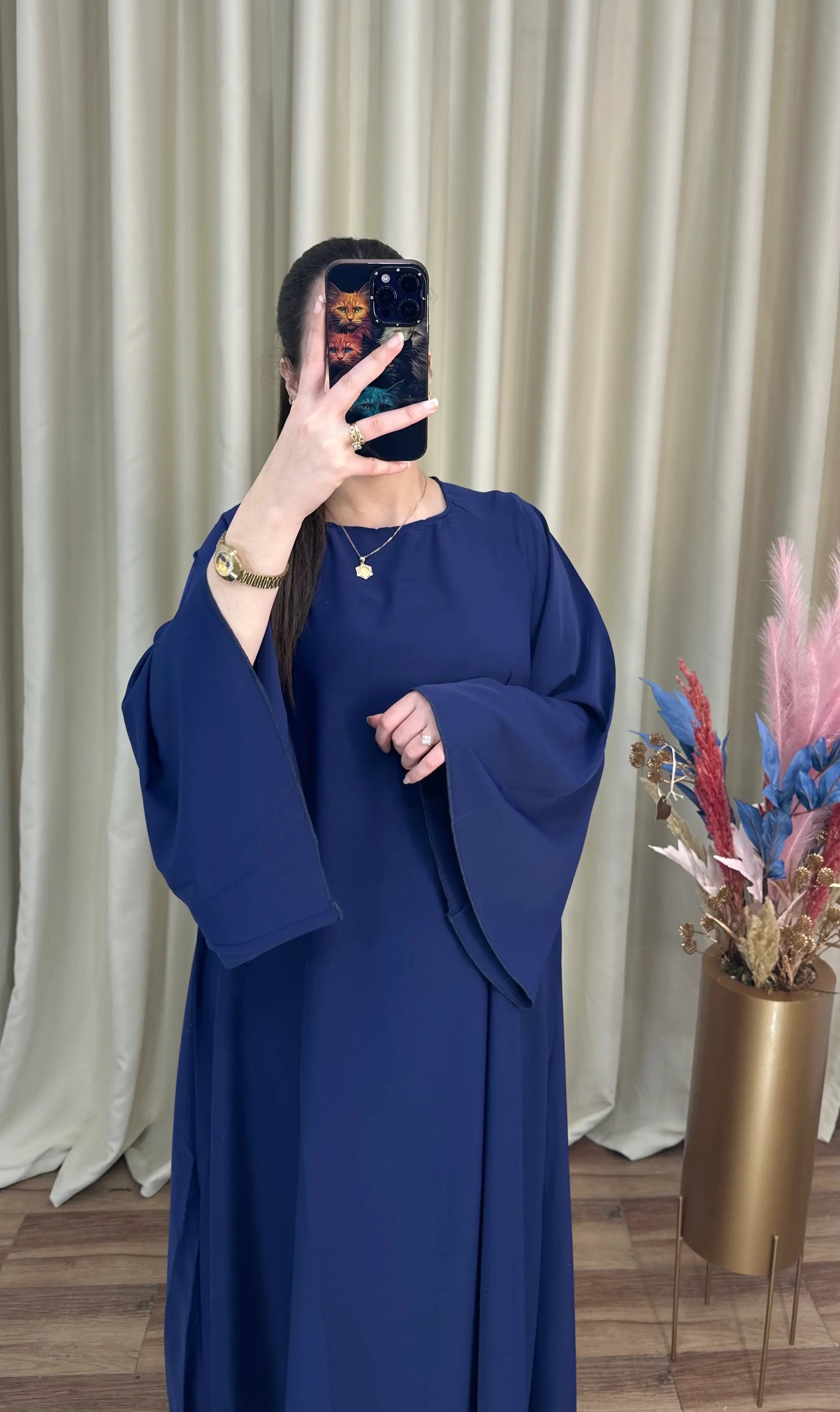 عباية كريب كلوش