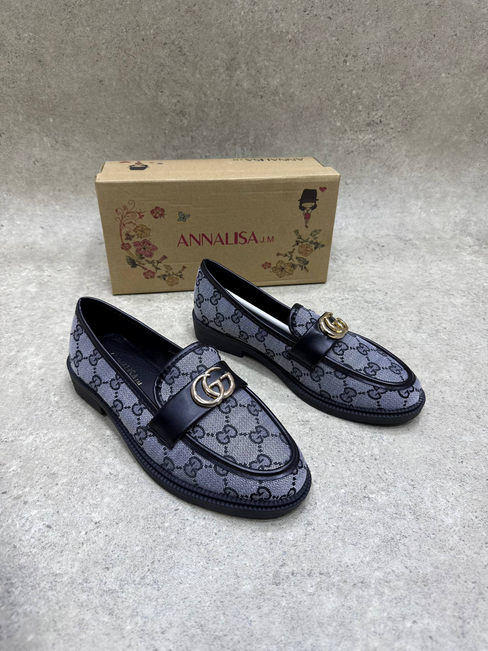 GG LOAFERS PLATS POUR FEMME