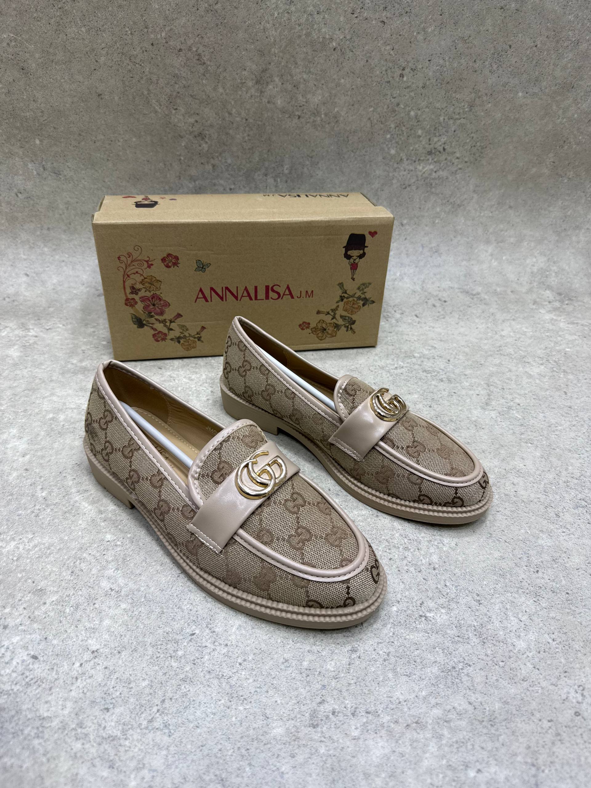 GG LOAFERS PLATS POUR FEMME